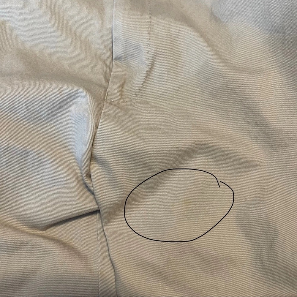 Peter Millar Pants Beige Chinos Flat Front Pima Cotton Ankle 38x32 - Picture 7 of 7